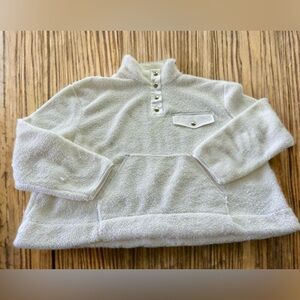 Cozy White Pullover Sweater.